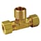 Homeplus+ ATC 3/8 in. Compression X 3/8 in. D Compression Brass Reducing Tee 6JC126310701022 - alternate 1